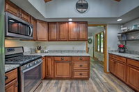 Family Home with Deck Yard Dock on Rock River