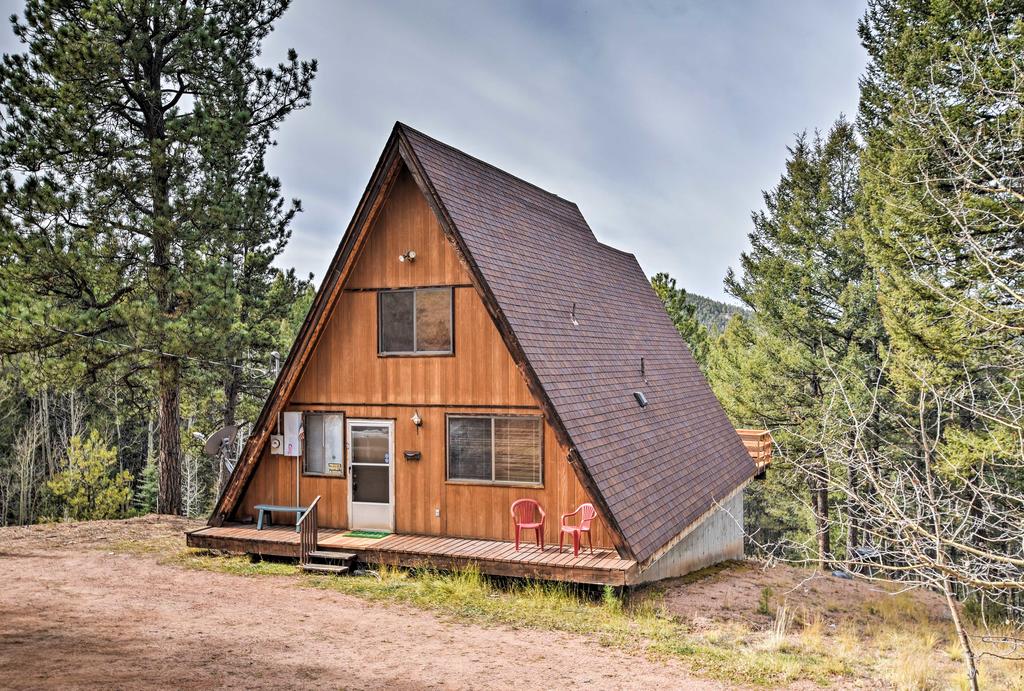 A-Frame Cabin With Mtn Views - 4 Mi To Cripple Creek! - thumb 1