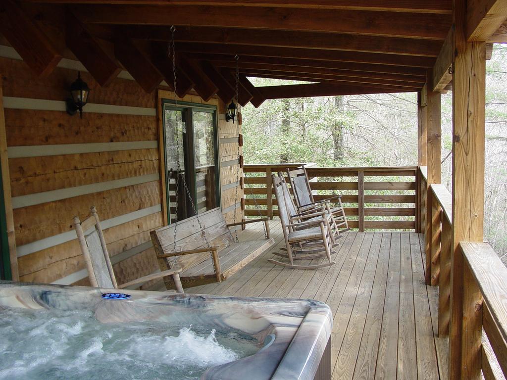 Bear Creek - Secluded Log Cabin Overlooking Creek - Near Boone, NC - thumb 1