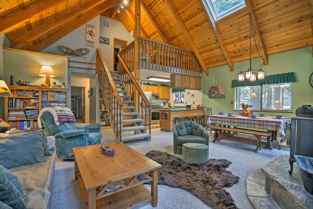 Cabin With Wraparound Deck In Big Trees Village! - thumb 3