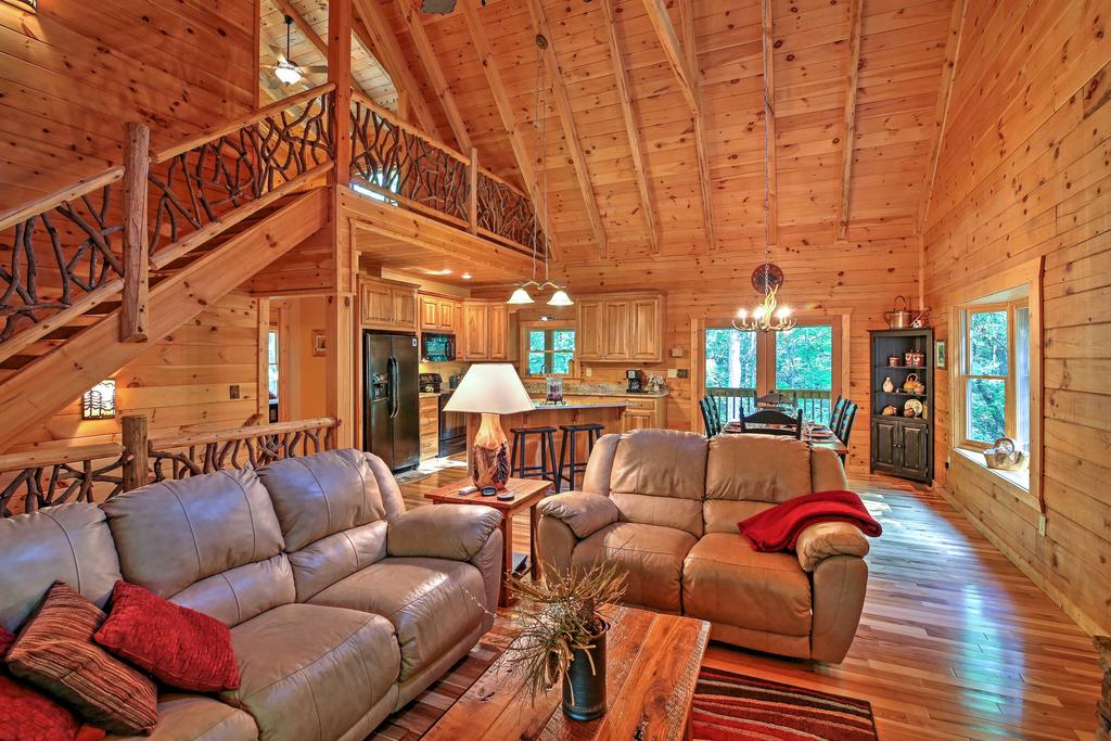 Log Cabin With Deck In Chattahoochee Nat'l Forest! - thumb 3